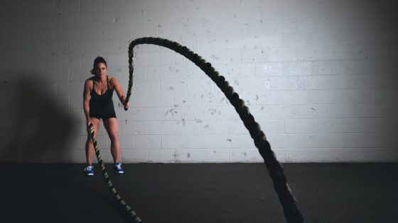 rope jumping ropes human training